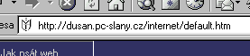 P��klad ikony obl�ben� adresy
